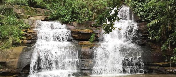 A Região Serrana de Macaé é rica em cachoeiras como a Oratório Duas Barras, na Bicuda Grande.