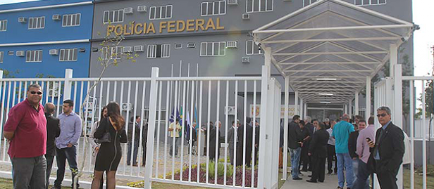 inauguração da nova sede polícia federal de MAcaé