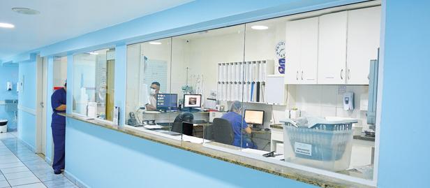 A instalação de filtros HEPA no setor de Covid, PA e centro cirúrgico aumentou a segurança da equipe e dos ouros pacientes em todo o hospital. 