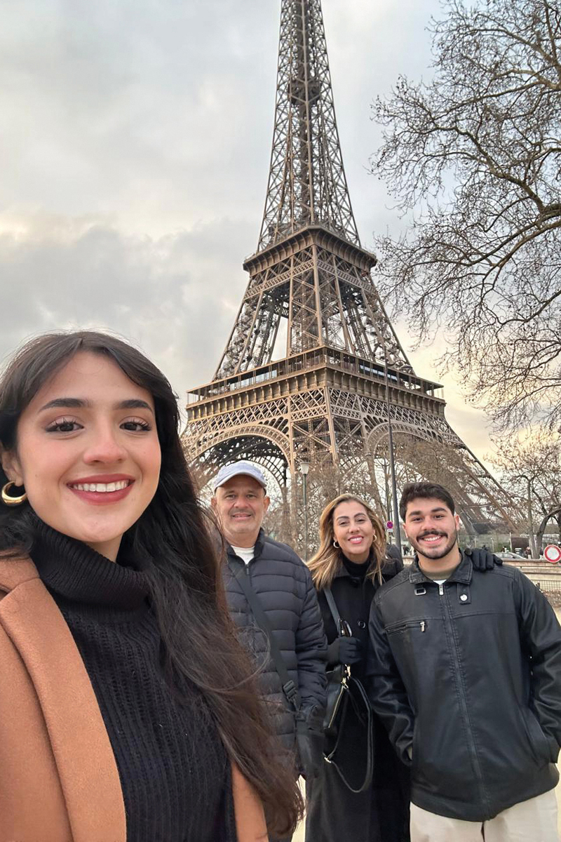 Giovana e seu marido Eduardo Zarour têm o hábito de viajar com os dois filhos Maria Eduarda e Miguel como uma recompensa emocional