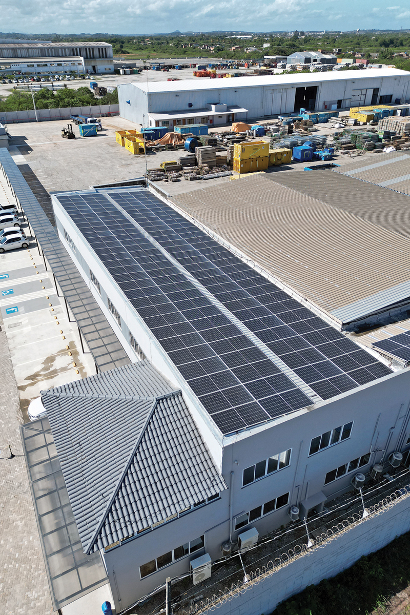 Além da construção de galpões e prédios comerciais, a M.O.S passou a realizar projetos de instalação de energia solar para seus clientes, com o padrão de qualidade e credibilidade da marca. (Aquivo)