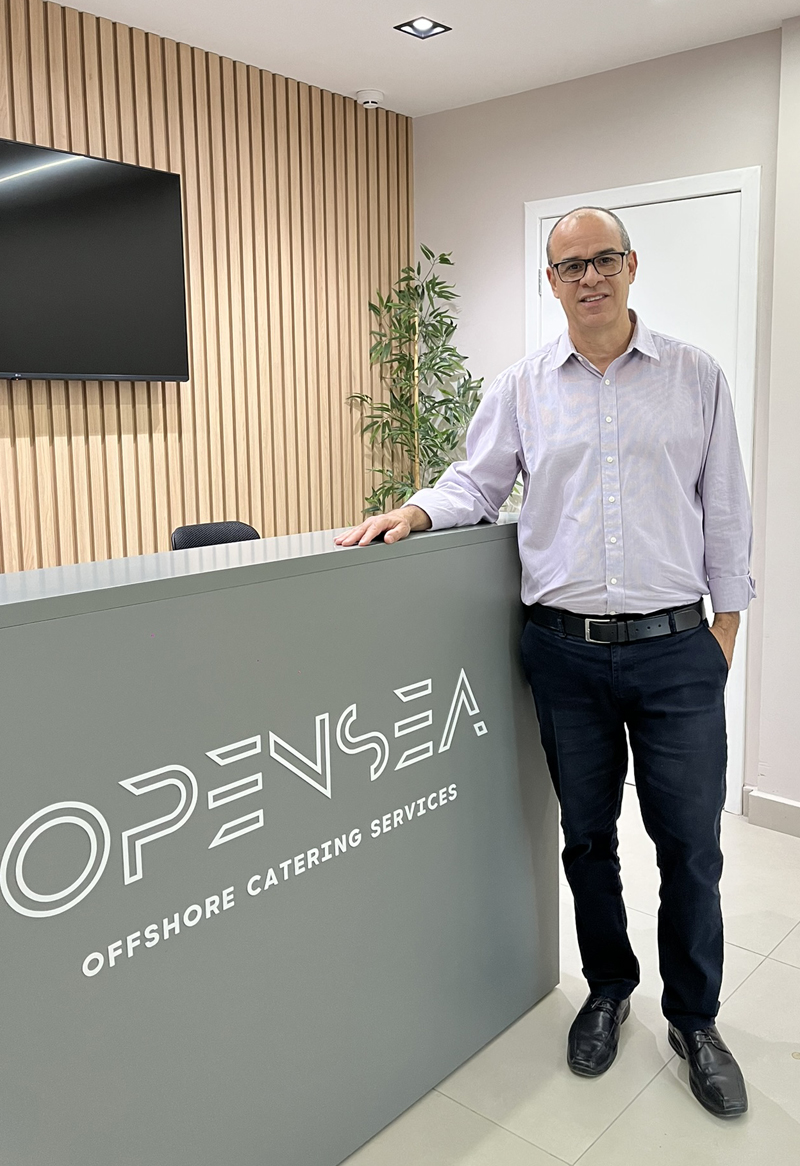 Rodrigo Mazzini é diretor administrativo da Open Sea Hotelaria e destaca a parceria com a Fortes como um diferencial desde a fundação da empresa. (Foto Alle Tavares)