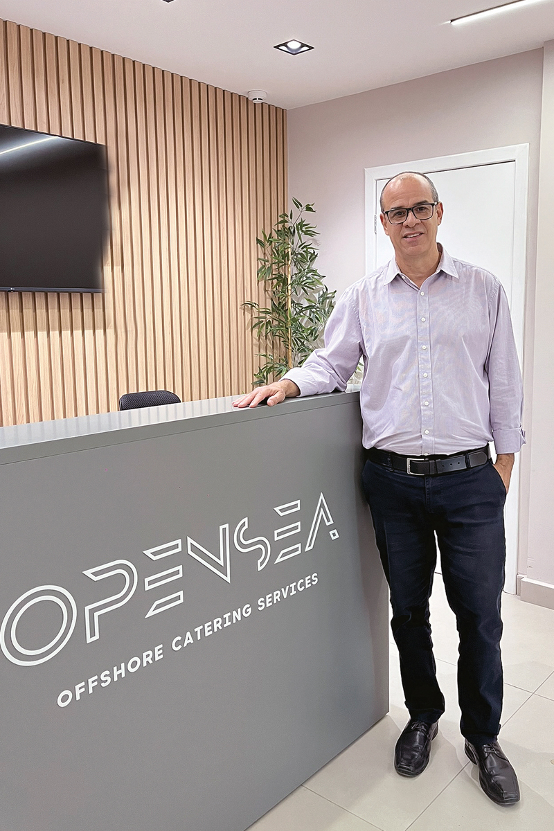 Rodrigo Mazzini é diretor administrativo da Open Sea Hotelaria e destaca a parceria com a Fortes como um diferencial desde a fundação da empresa. (Foto Alle Tavares)