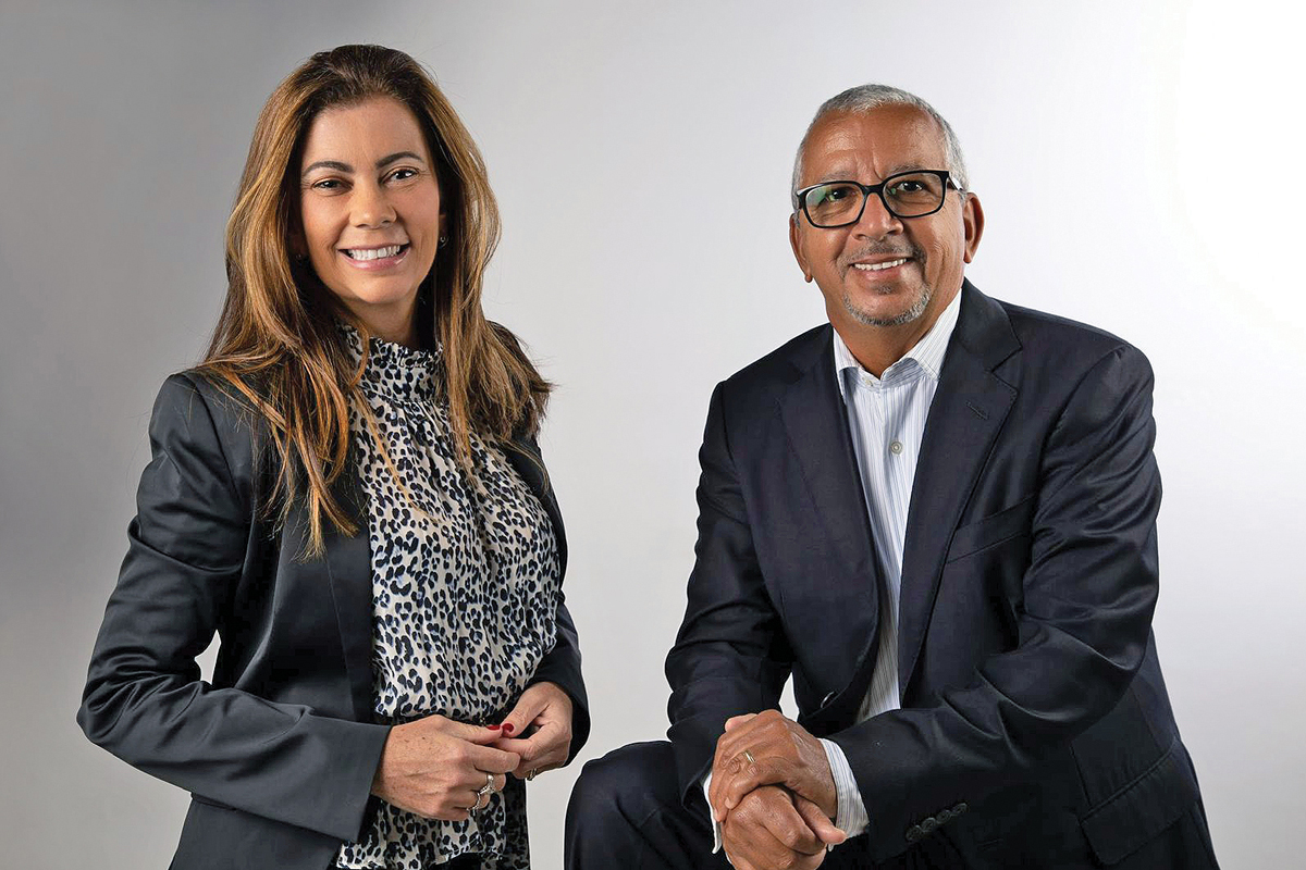 Fernanda Mathias com Pedro Mathias. Ela é diretora de Desenvolvimento Humano Organizacional da Tree Energy, sendo cliente da Fortes desde 2001, tendo a parceria estratégica para soluções do dia a dia ou mais complexas. (Arquivo)