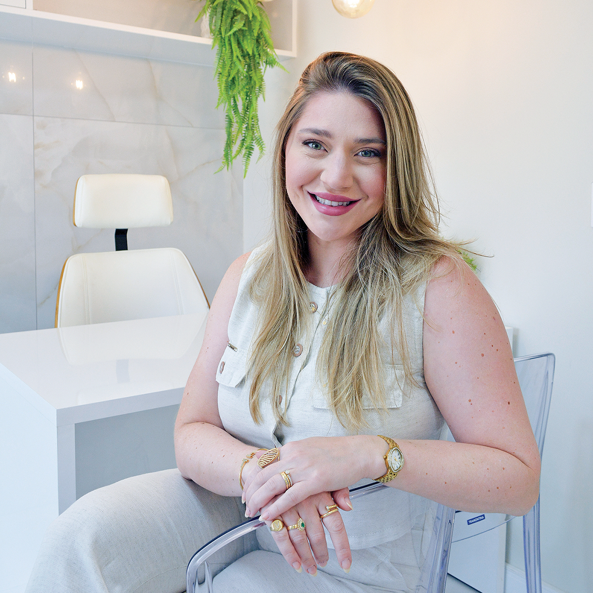 Vivian de Araújo Campanati faz harmonização facial há 4 anos com a Duo e está muito satisfeita com os resultados naturais do procedimento