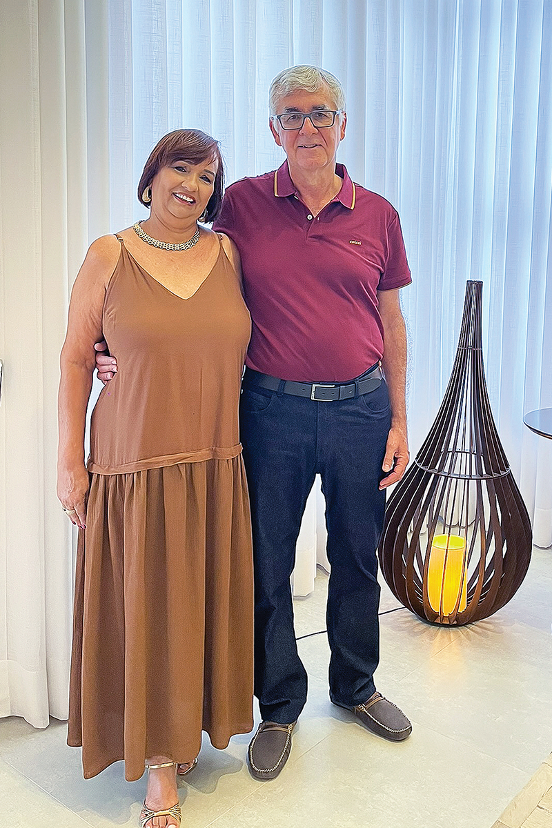 Valéria Duguet e Eugênio Benevides viveram uma agradável surpresa. Em vez de oito meses para a entrega, receberam a casa três meses antes do prazo