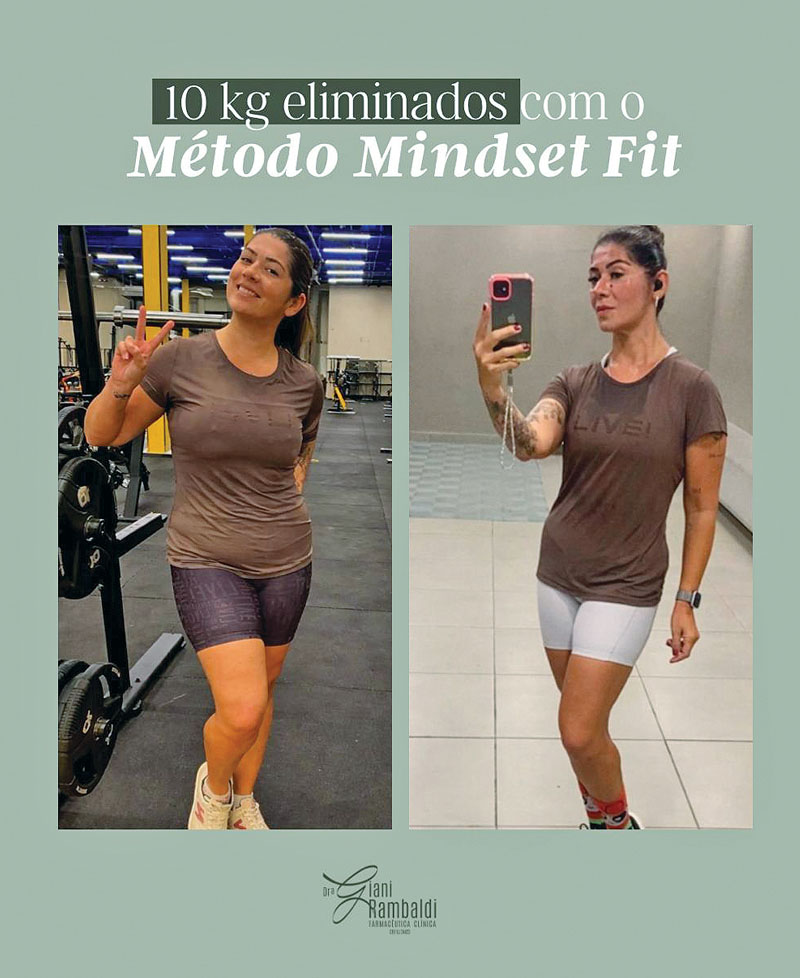 Rosilene Domingos eliminou 10 quilos em 3 meses e reconquistou suaautoestima com o Método Mindset Fit da Dra. Giani Rambaldi